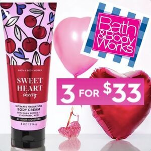 Sweet Heart Cherry Body Cream- Bath and Body Works